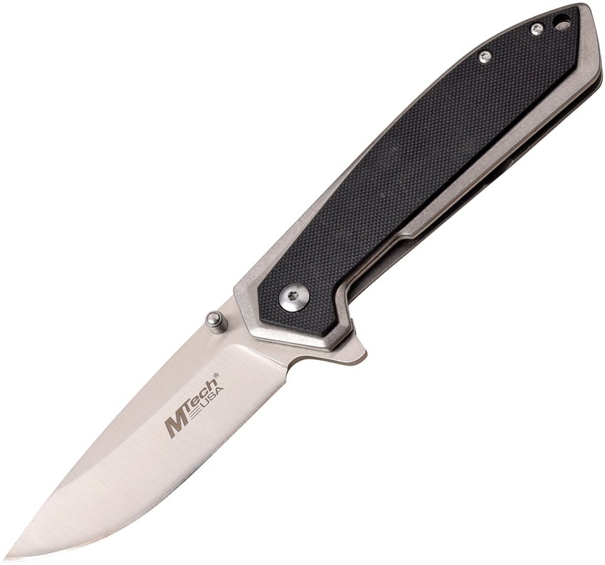 MTech Knives Framelock Pocket Knife Stonewash MT-1068SW
