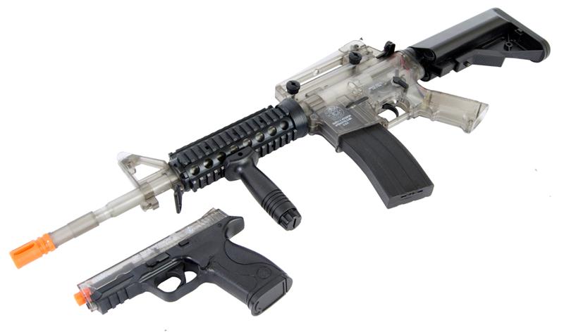 Smith & Wesson M&P 15 Electric Rifle and M&P 40 Spring Pistol Co