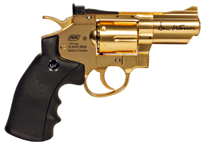 Dan Wesson CO2 BB Revolver, Gold, 2.5