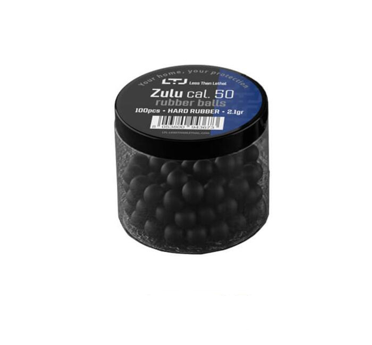 CHIAPPA Zulu Stndard Rubber Balls 2.1gr - black- 100pcs box 943673-GF7